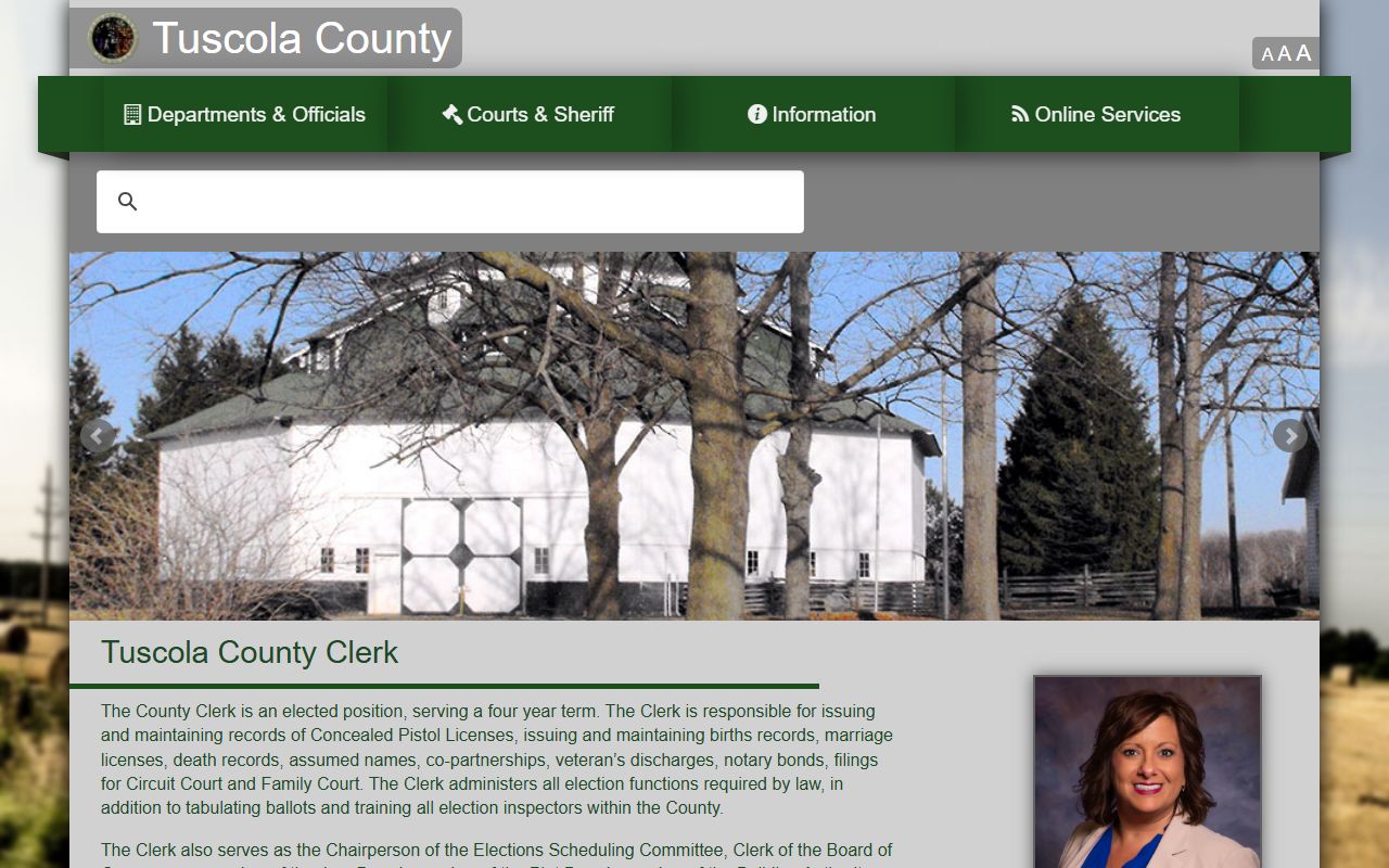 Jackson County Clerk and court records for background check searches